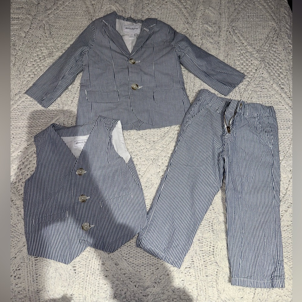 Gymboree Special Occasion 3 Piece Suit Set (Size: 2T - ALL PIECES)
